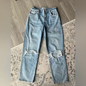 Abercrombie & Fitch Curve Love Ultra High Rise 90s Straight Jean size 10 (30)